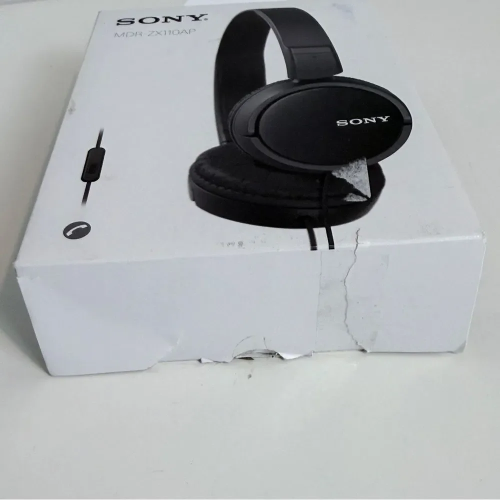 Sony On-Ear Headphones MDR-ZX110AP NIP Open Box